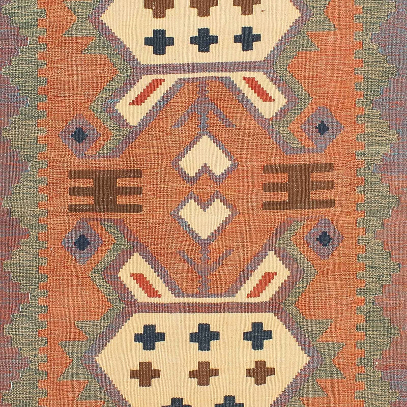 Tapis Kelim - Oriental - 205 x 144 cm - multicolore