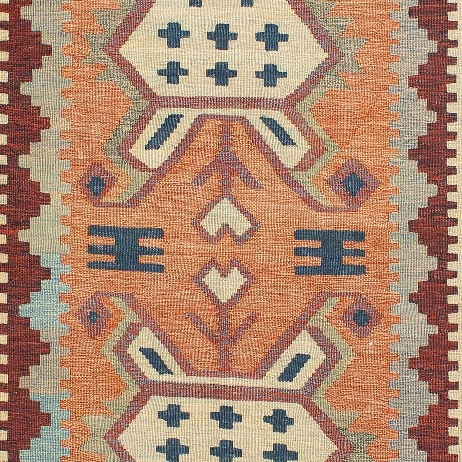 Tapis Kelim - Oriental - 208 x 143 cm - multicolore