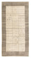 Tapis vintage - 140 x 70 cm - argent