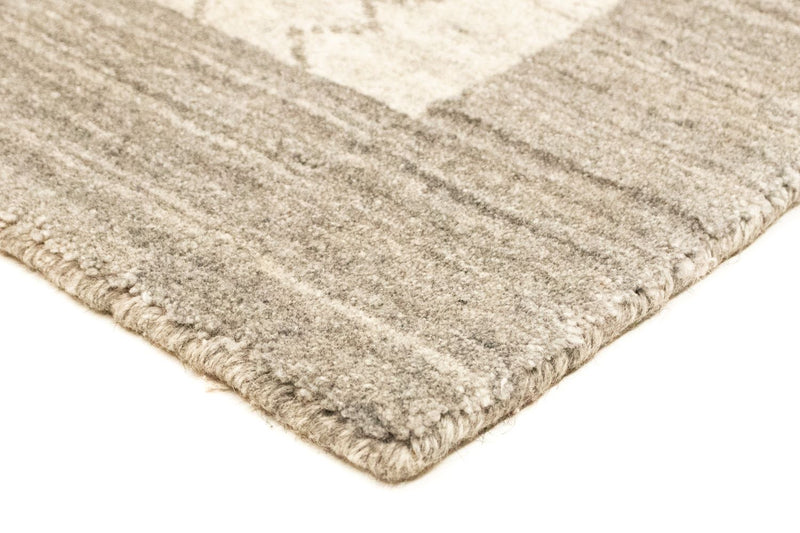 Tapis vintage - 140 x 70 cm - argent