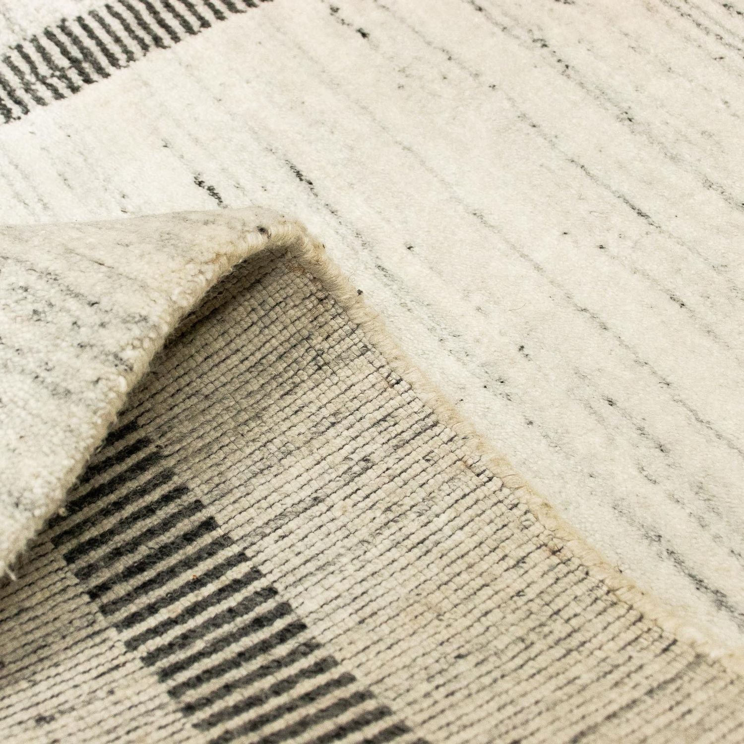 Tapis Gabbeh - Loribaft Persan - 140 x 70 cm - gris