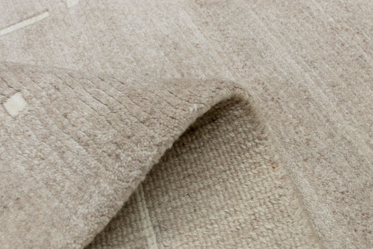 Tapis Népalais - 140 x 70 cm - beige