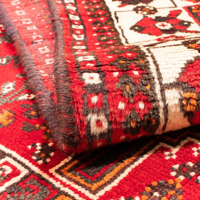 Tapis persan - Nomadic - 160 x 112 cm - rouge foncé