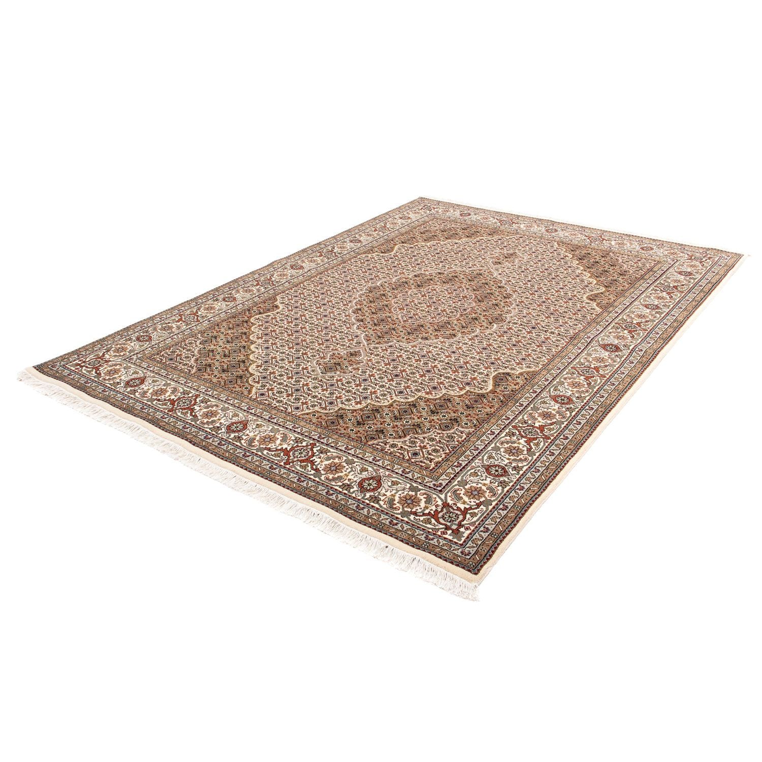 Tapis persan - Tabriz - 239 x 171 cm - beige