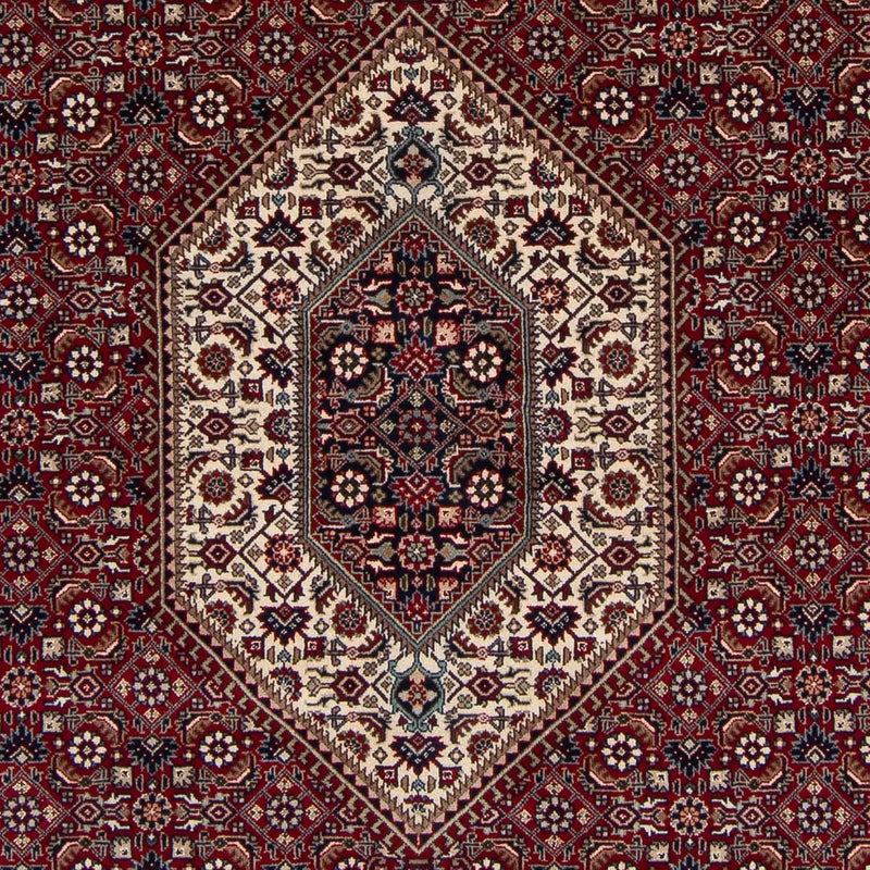 Tapis persan - Bidjar - 297 x 202 cm - rouge foncé