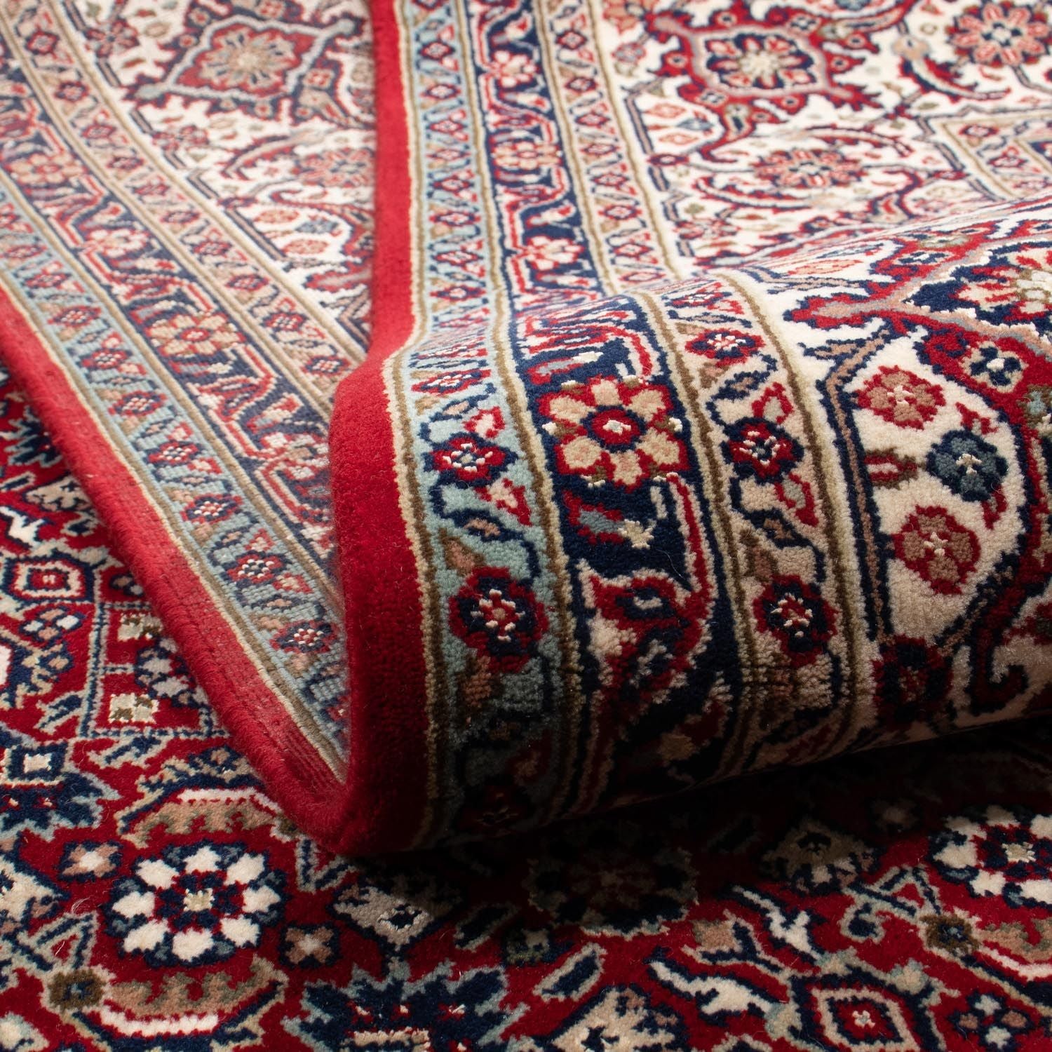 Tapis persan - Bidjar - 297 x 202 cm - rouge foncé
