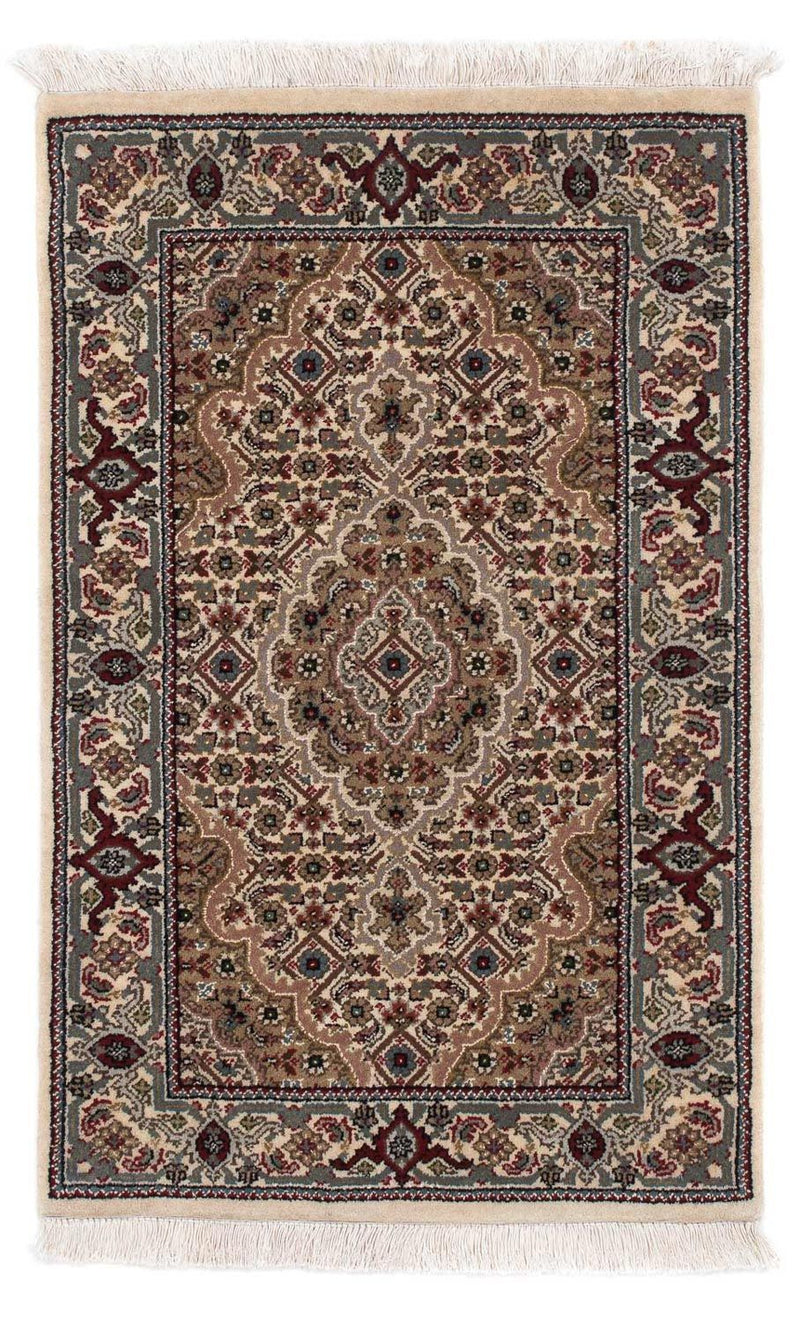 Tapis persan - Tabriz - 90 x 60 cm - marron clair