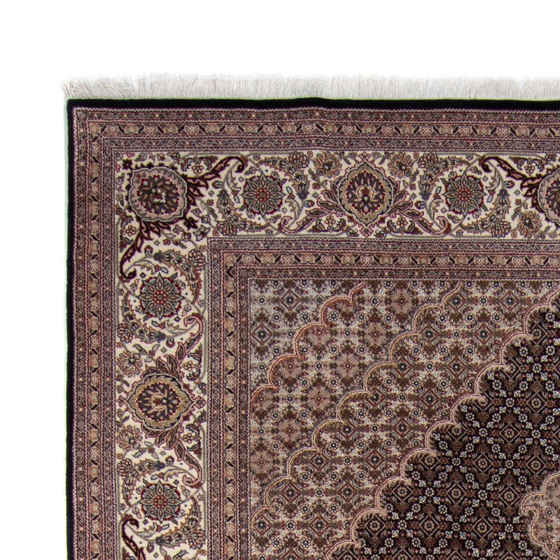 Tapis persan - Tabriz - 298 x 198 cm - bleu foncé