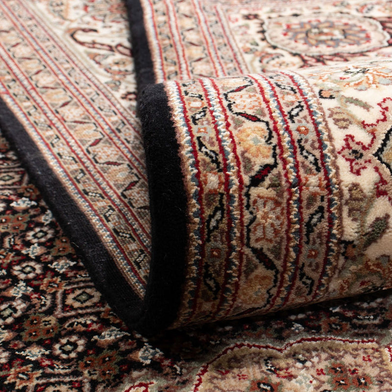 Tapis persan - Tabriz - 298 x 198 cm - bleu foncé