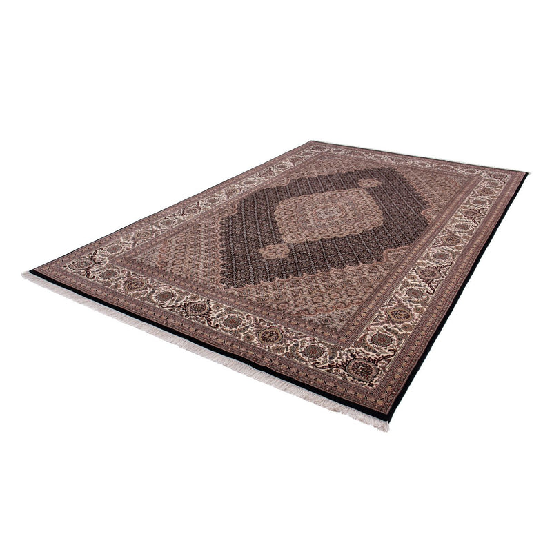 Tapis persan - Tabriz - 298 x 198 cm - bleu foncé