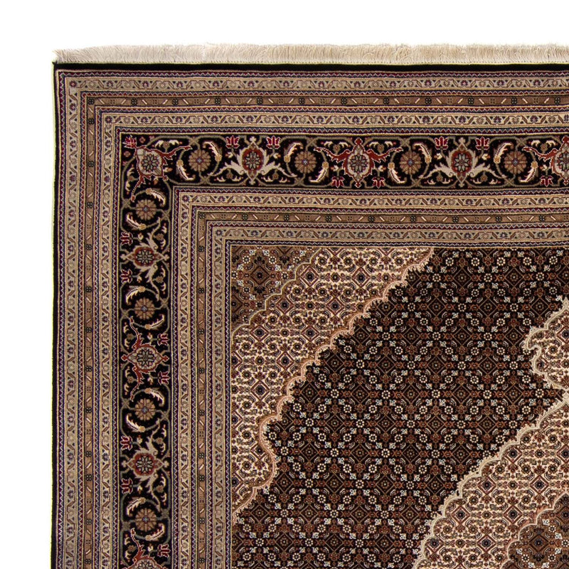 Tapis persan - Tabriz - 252 x 251 cm - bleu foncé