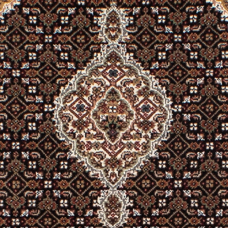 Tapis de couloir Tapis persan - Tabriz - 196 x 73 cm - bleu foncé