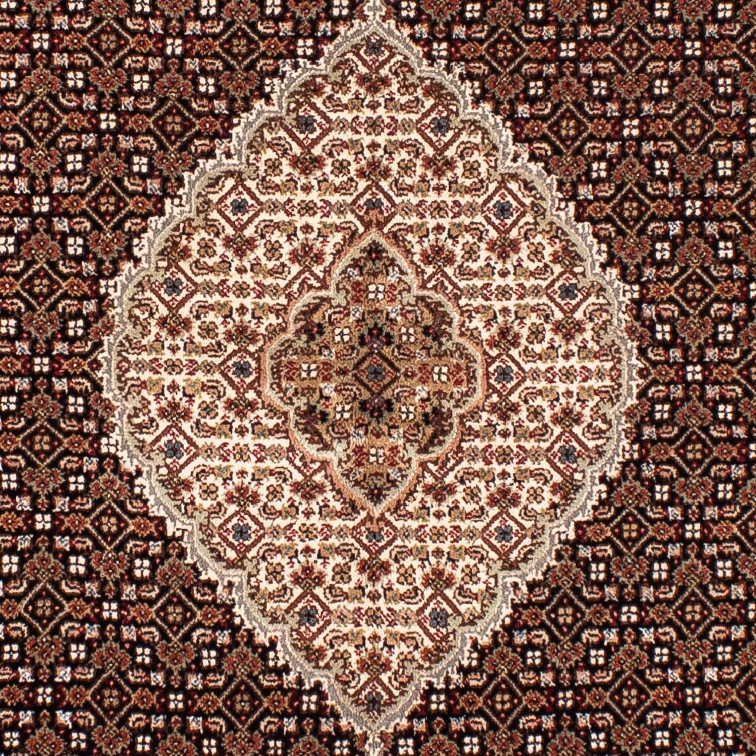 Tapis persan - Tabriz - 242 x 172 cm - bleu foncé