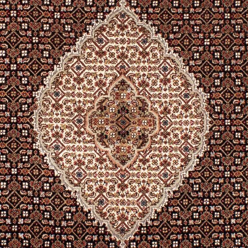 Tapis persan - Tabriz - 242 x 172 cm - bleu foncé