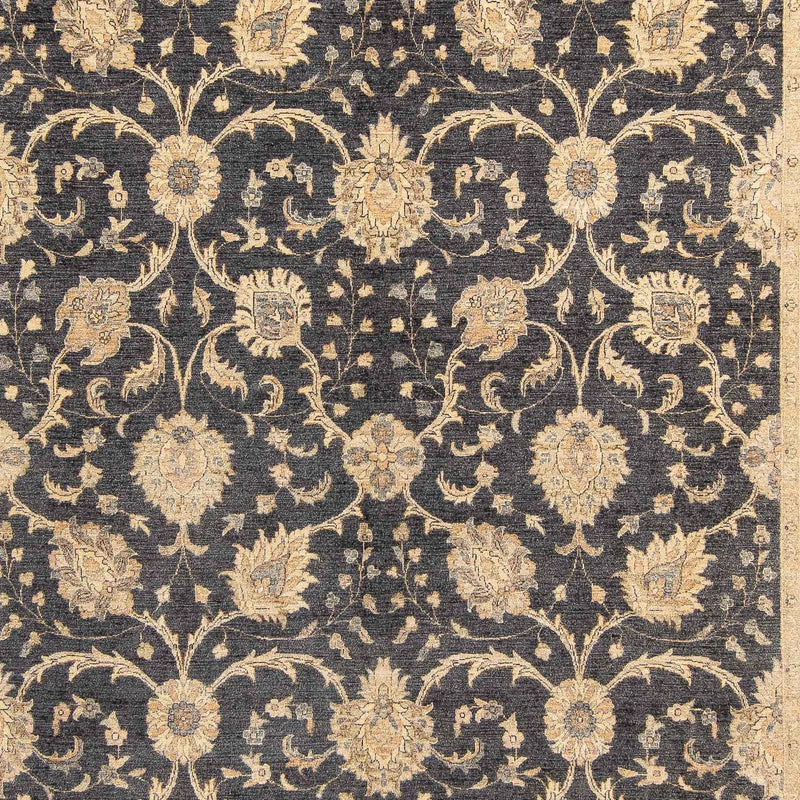 Tapis Ziegler - Moderne - 380 x 303 cm - marron foncé