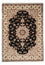 Tapis persan - Tabriz - 213 x 152 cm - bleu foncé