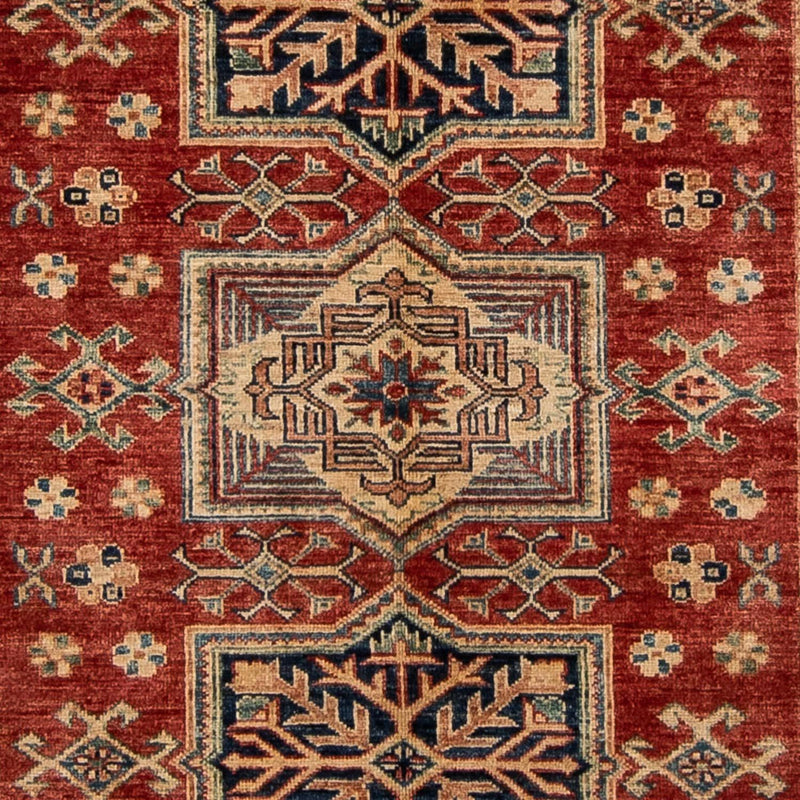 Tapis Ziegler - Kazak - 312 x 158 cm - rouge foncé