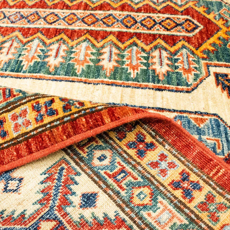 Tapis Ziegler - Kazak - 261 x 184 cm - rouge foncé