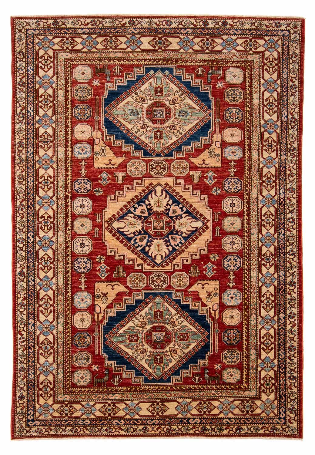 Tapis Ziegler - Kazak - 242 x 167 cm - rouge foncé