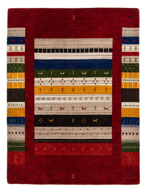 Tapis Gabbeh - Loribaft Persan - 200 x 144 cm - multicolore