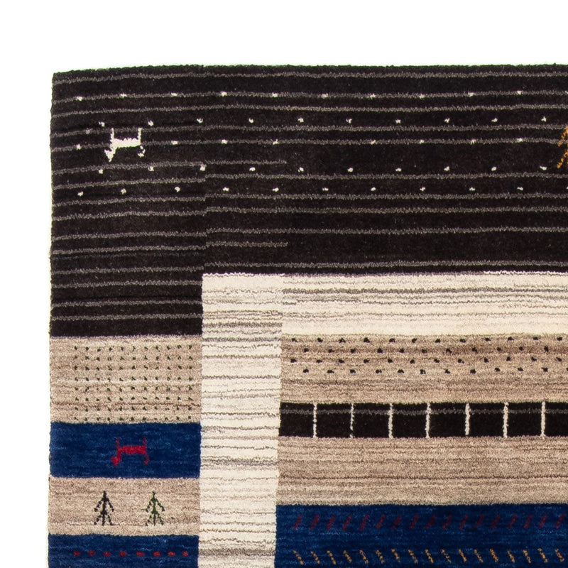 Tapis Gabbeh - Loribaft Persan - 200 x 140 cm - multicolore