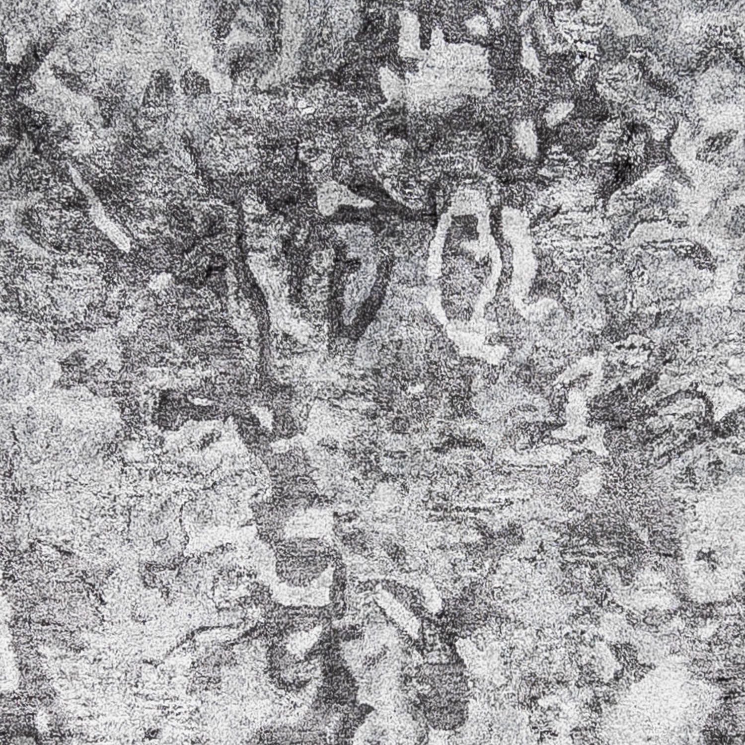 Tapis design - 300 x 200 cm - argent