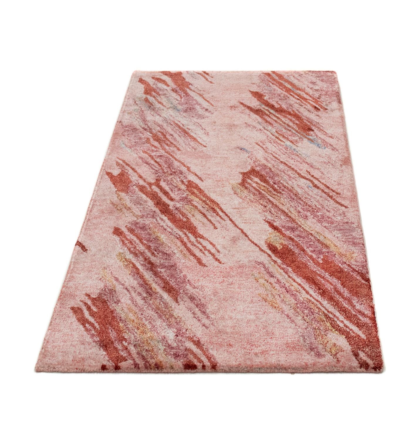 Designer Teppich 140 x 70 cm - rot