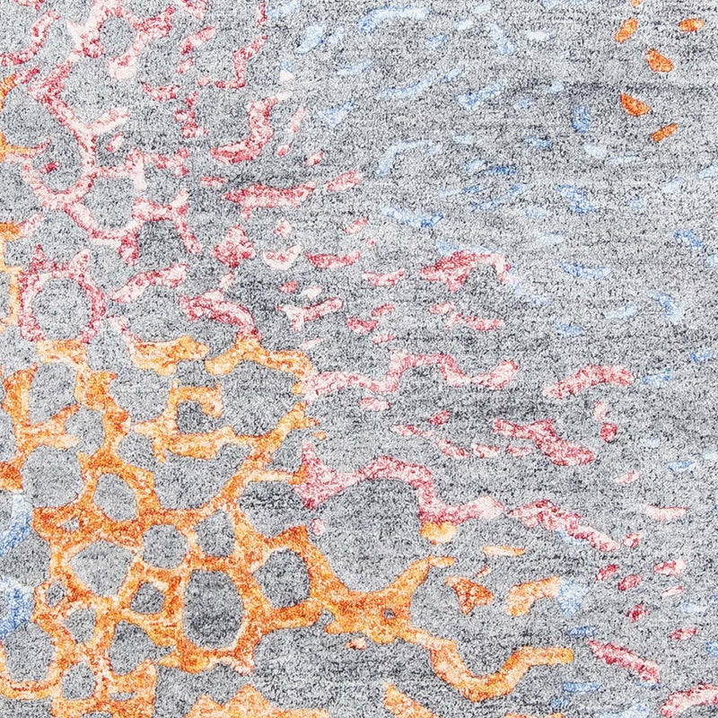 Designer Teppich 200 x 140 cm - hellblau
