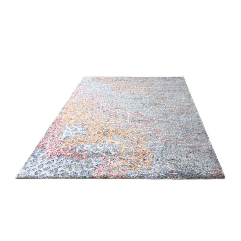 Designer Teppich 200 x 140 cm - hellblau