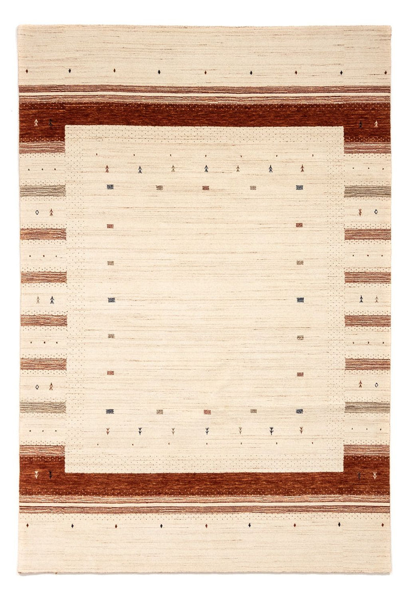 Tapis Gabbeh - Loribaft Persan - 304 x 206 cm - beige