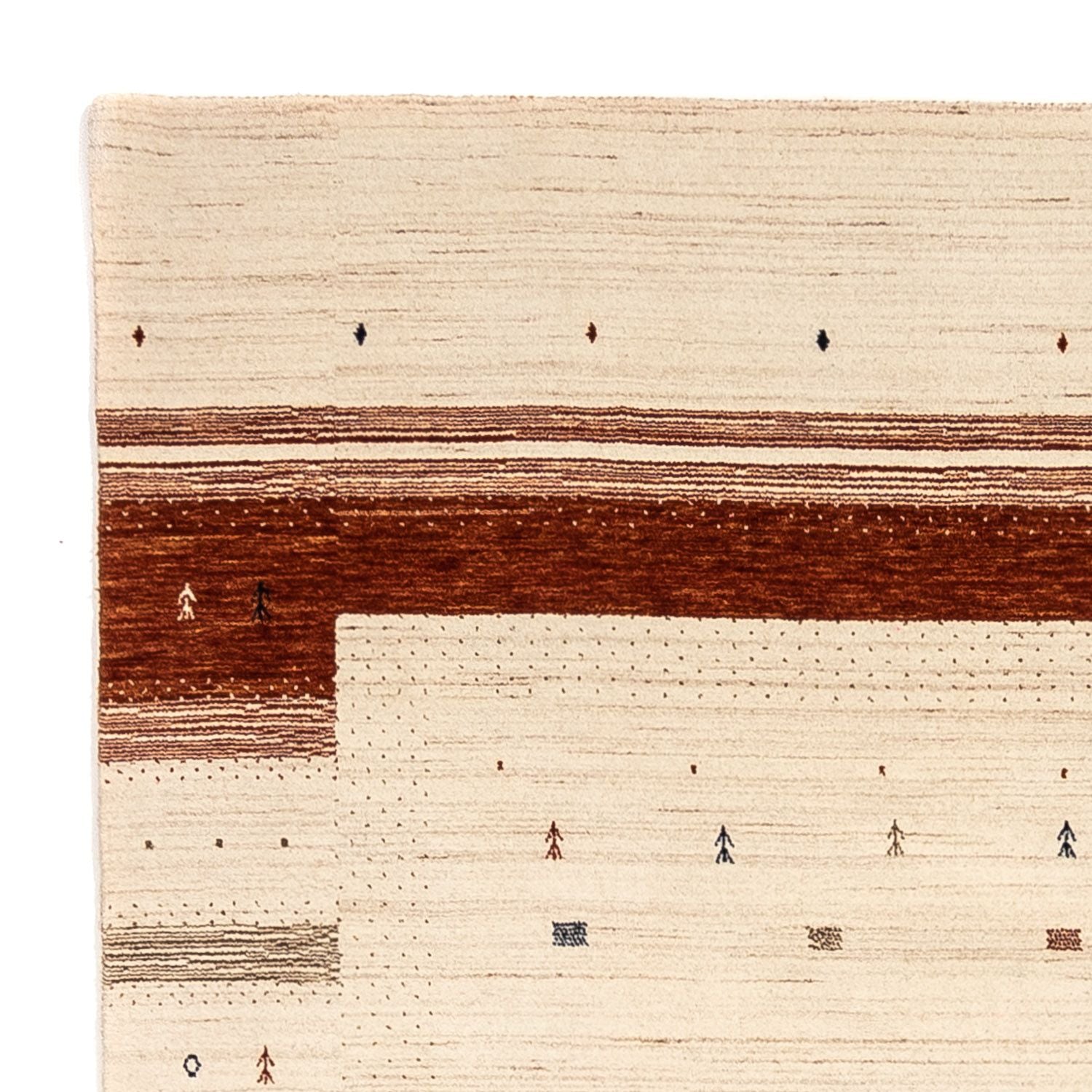 Tapis Gabbeh - Loribaft Persan - 304 x 206 cm - beige