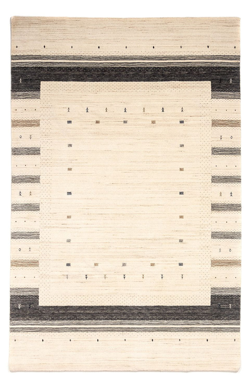 Tapis Gabbeh - Loribaft Persan - 304 x 200 cm - beige