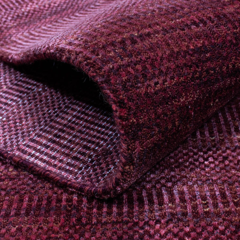 Tapis design - 182 x 131 cm - rouge
