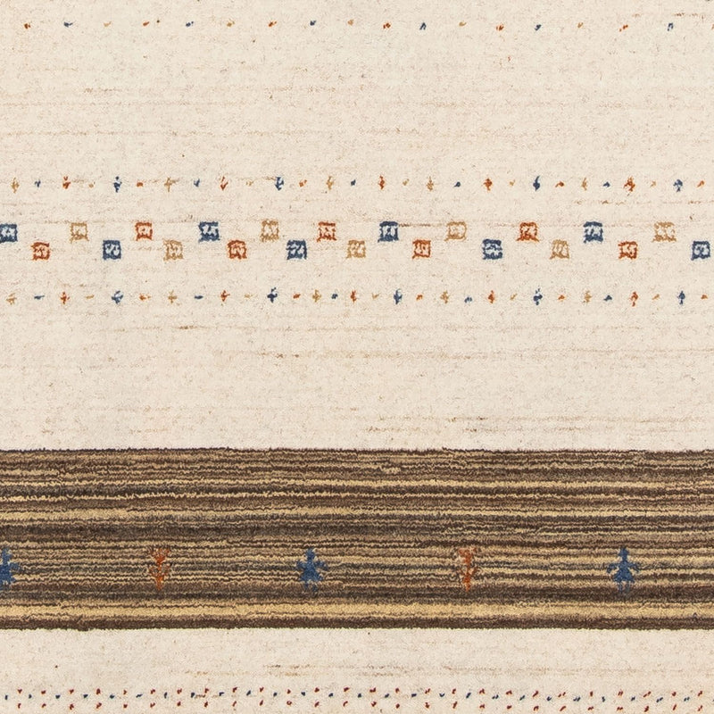 Tapis Gabbeh - Loribaft Persan - 205 x 142 cm - marron foncé