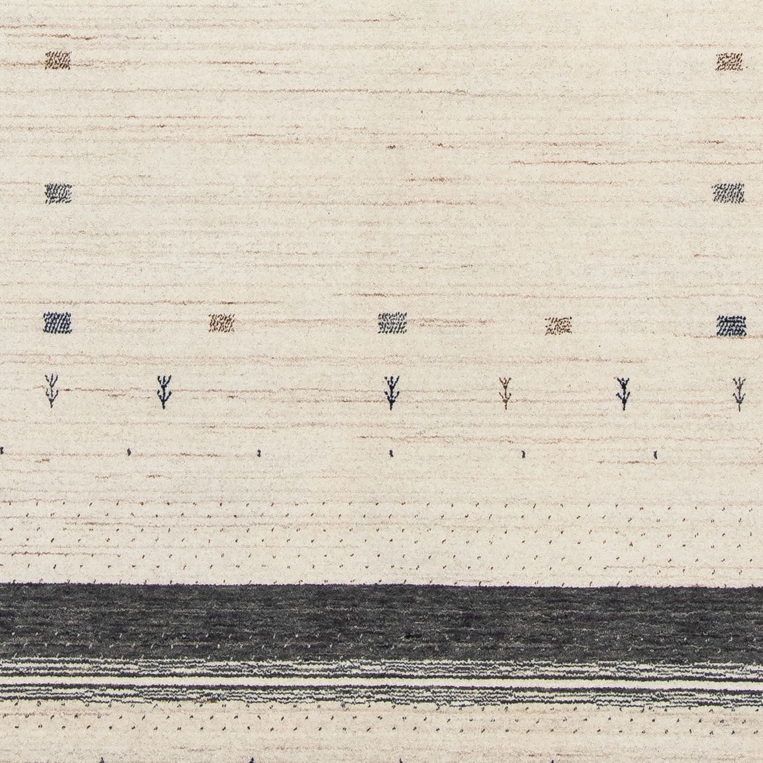 Tapis Gabbeh - Loribaft Persan - 245 x 169 cm - beige
