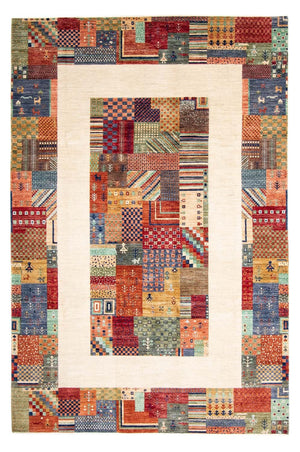 Tapis Gabbeh - Loribaft Persan - 299 x 198 cm - multicolore