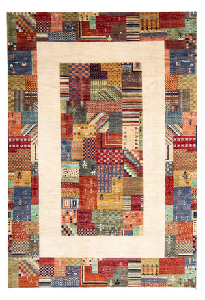 Tapis Gabbeh - Loribaft Persan - 290 x 200 cm - multicolore