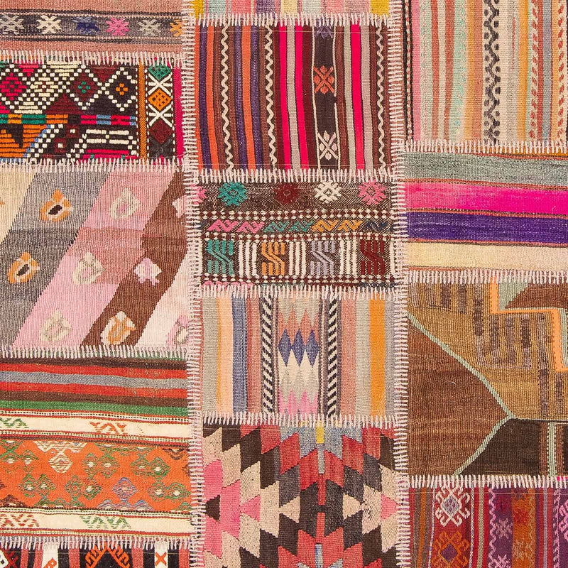 Tapis patchwork - 300 x 216 cm - multicolore
