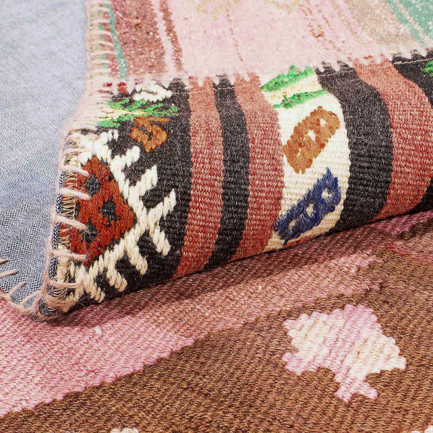 Tapis patchwork - 300 x 216 cm - multicolore