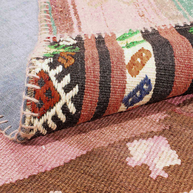 Tapis patchwork - 300 x 216 cm - multicolore