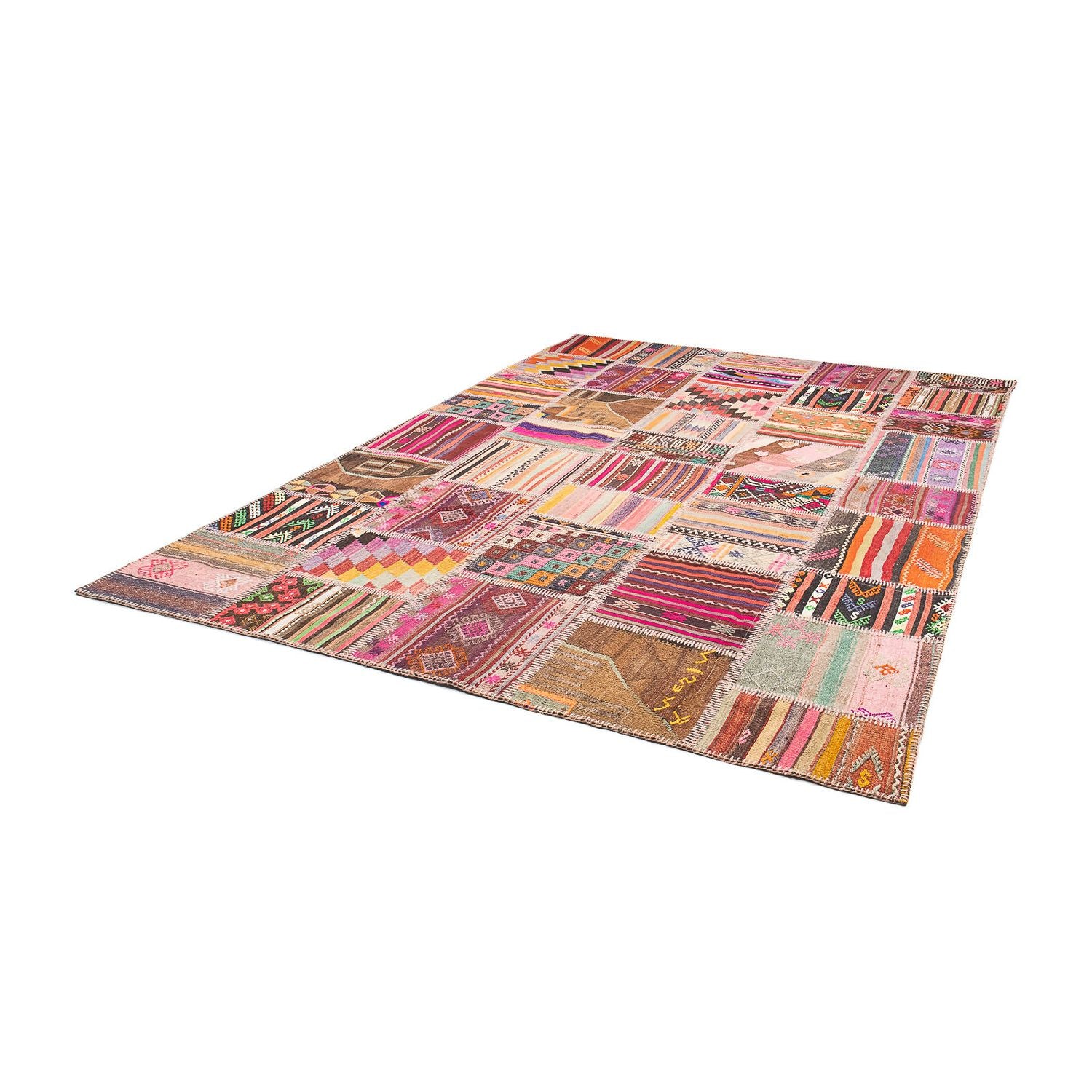 Tapis patchwork - 300 x 216 cm - multicolore