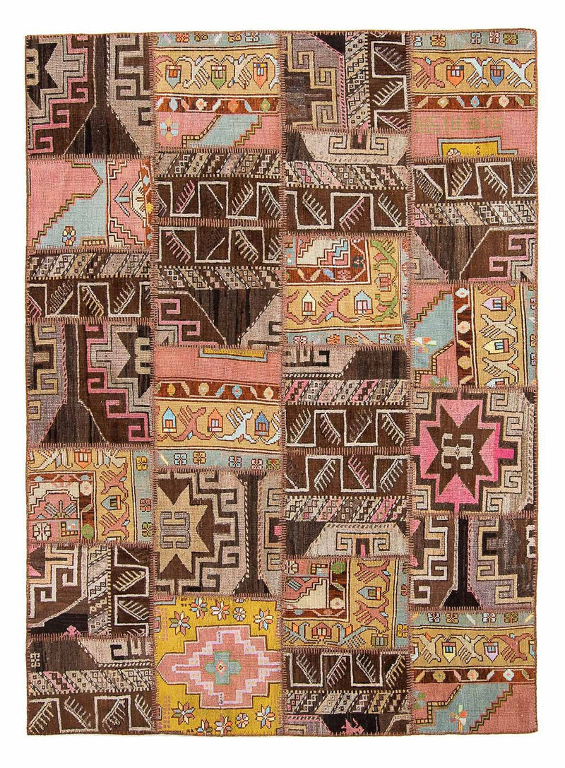 Tapis patchwork - 241 x 173 cm - multicolore