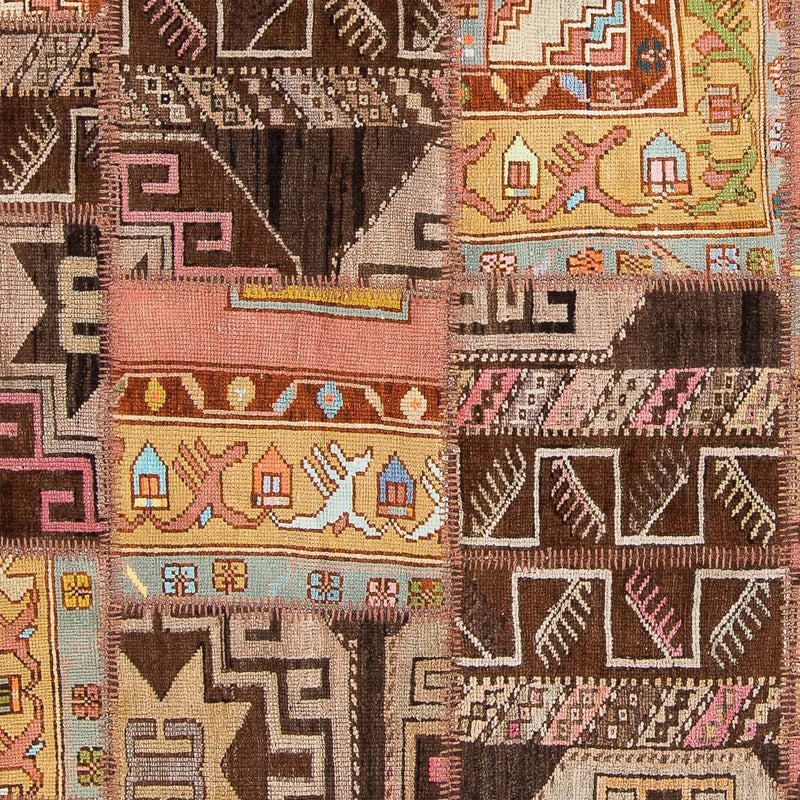 Tapis patchwork - 241 x 173 cm - multicolore