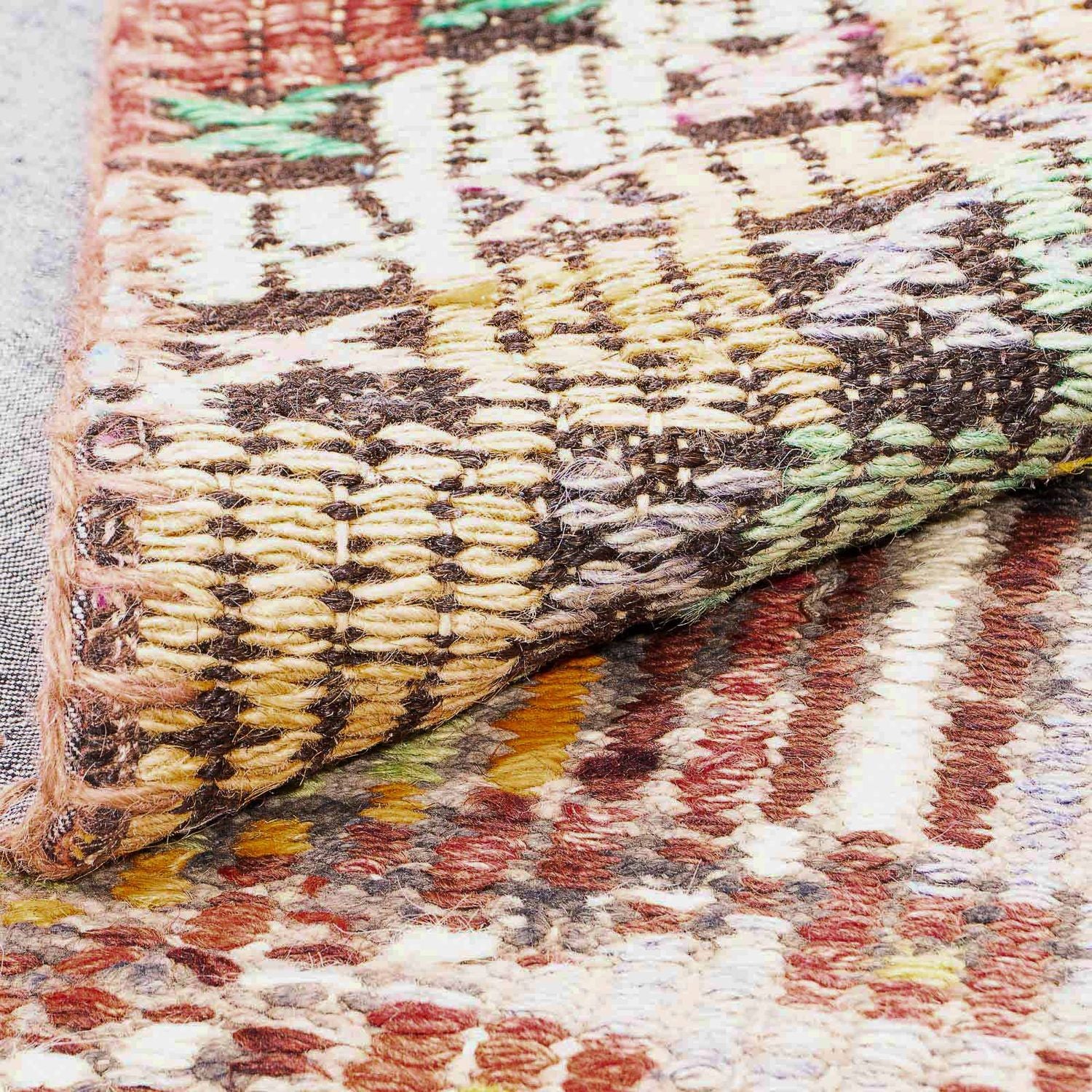 Tapis patchwork - 241 x 170 cm - multicolore