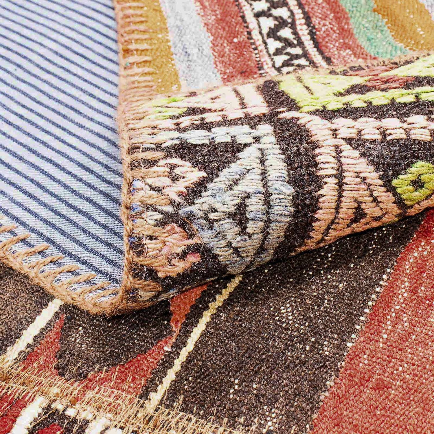 Tapis patchwork - 239 x 169 cm - multicolore
