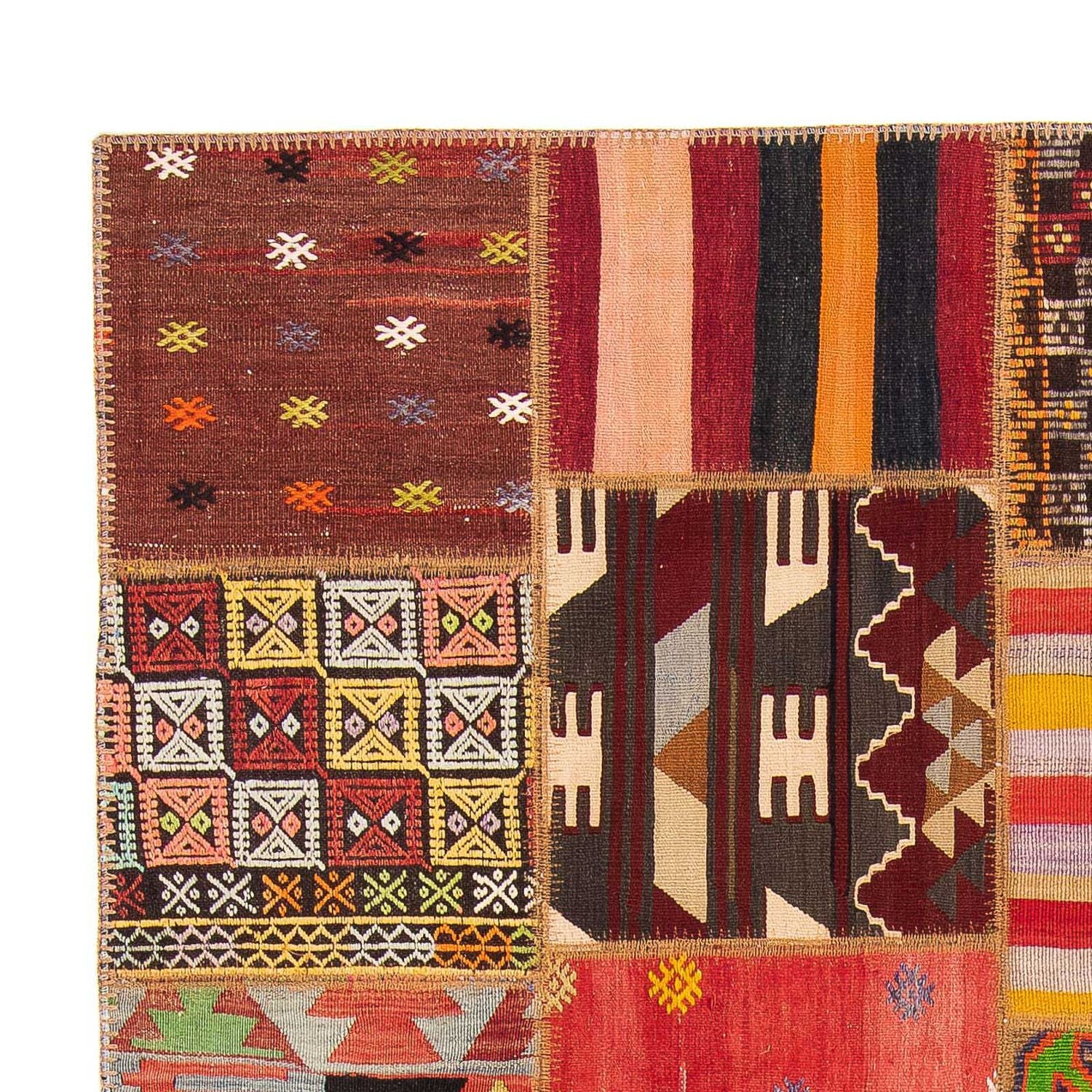 Tapis patchwork - 236 x 169 cm - multicolore