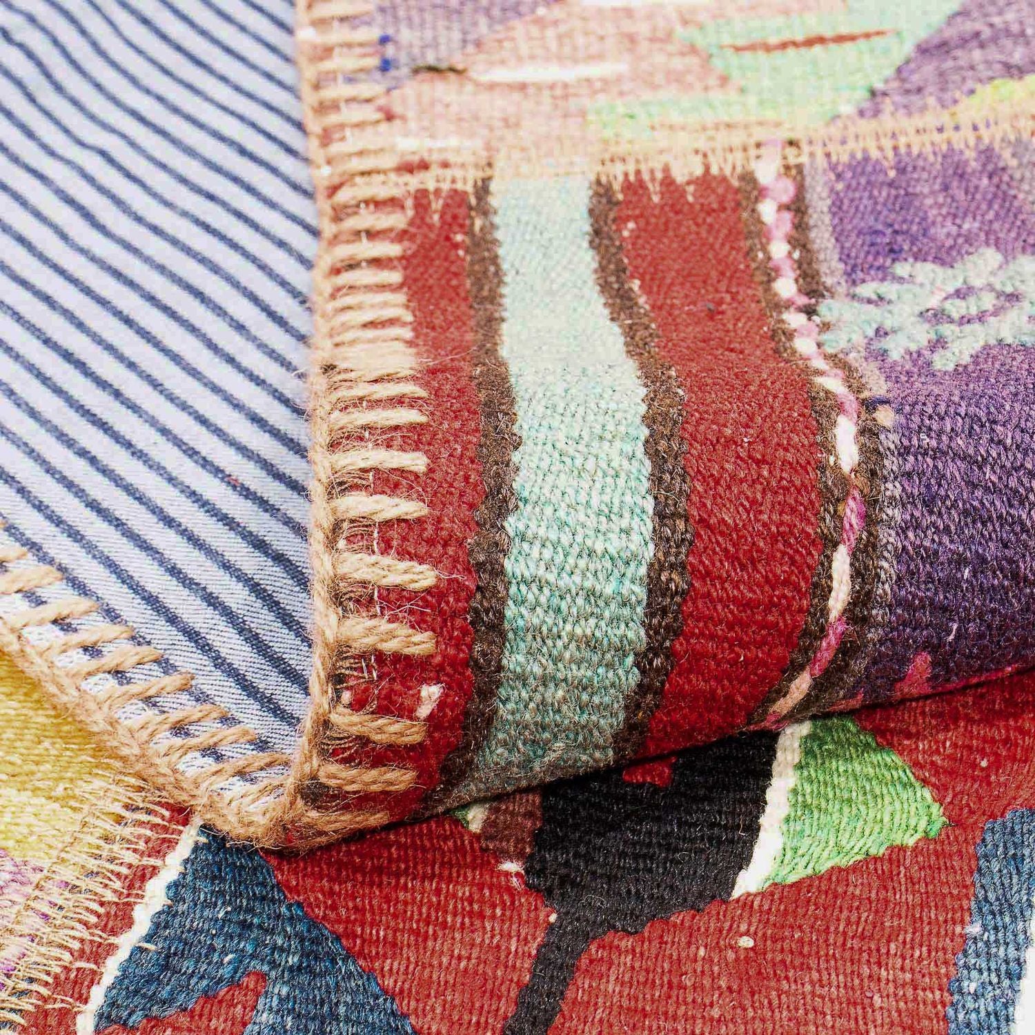 Tapis patchwork - 236 x 169 cm - multicolore
