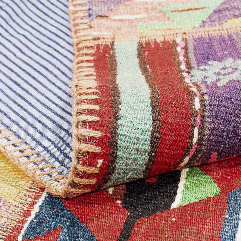 Tapis patchwork - 236 x 169 cm - multicolore
