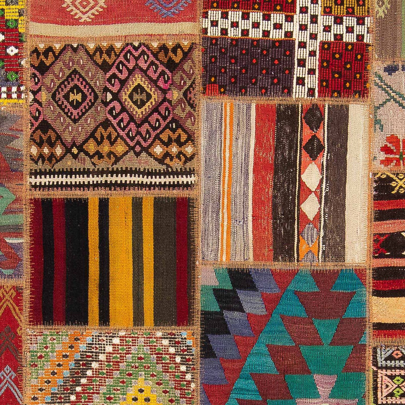 Tapis patchwork - 240 x 170 cm - multicolore