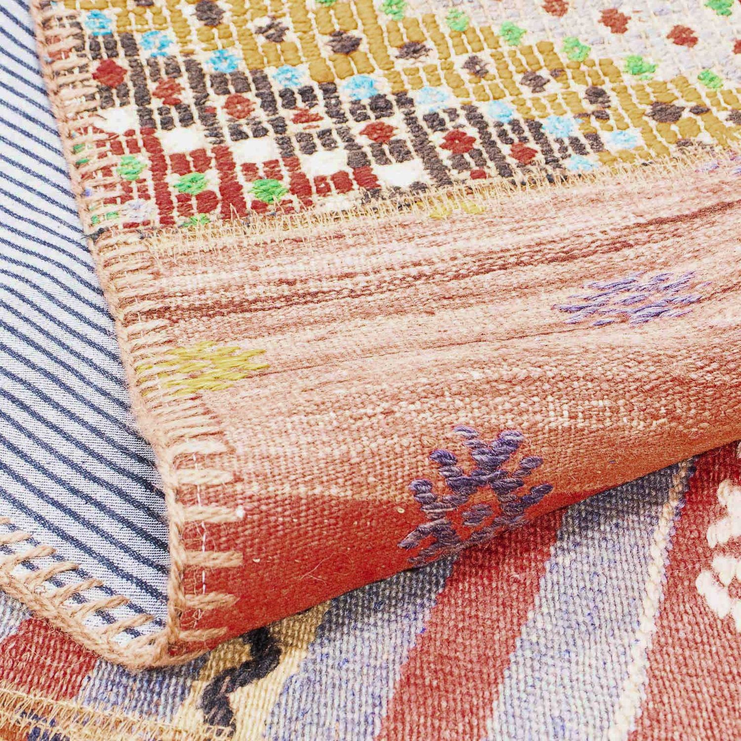 Tapis patchwork - 240 x 170 cm - multicolore